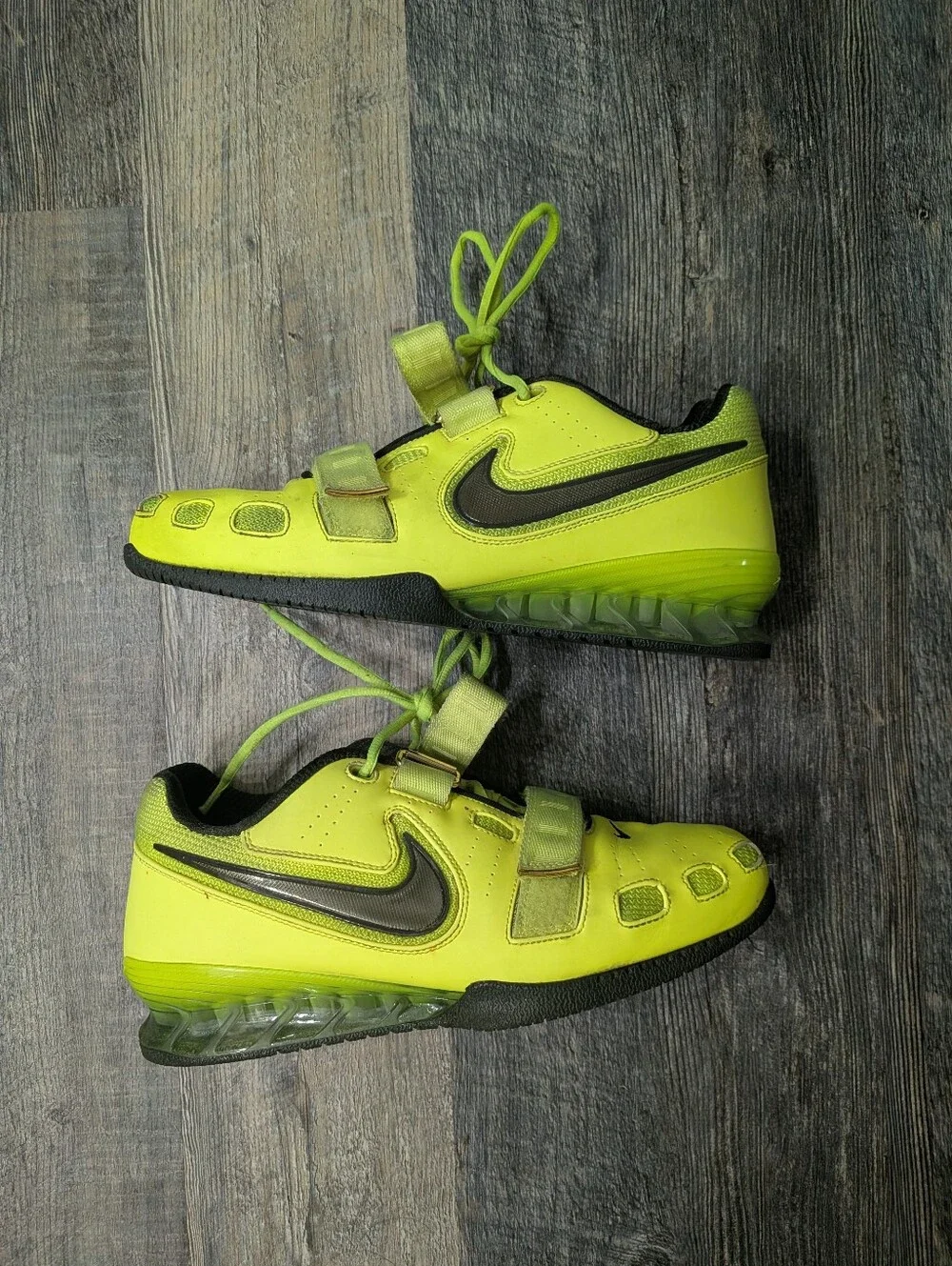 Nike Romaleos 2 Weightlifting Shoes Mens Size 11 Volt Color